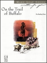 On the Trail of Buffalo piano sheet music cover